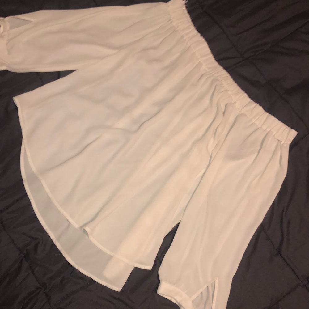 Off-the-shoulder Express Long-Sleeve Blouse